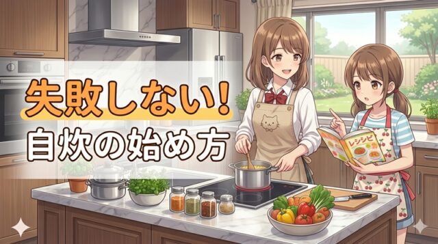 失敗しない！自炊の始め方｜5つの心得