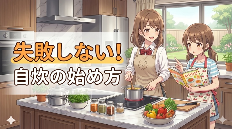 失敗しない!自炊の始め方|5つの心得