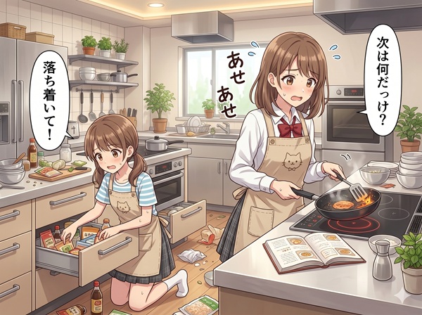 段取りがわからずパニックになる