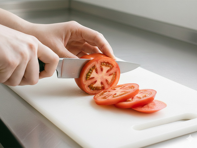 トマトの輪切り