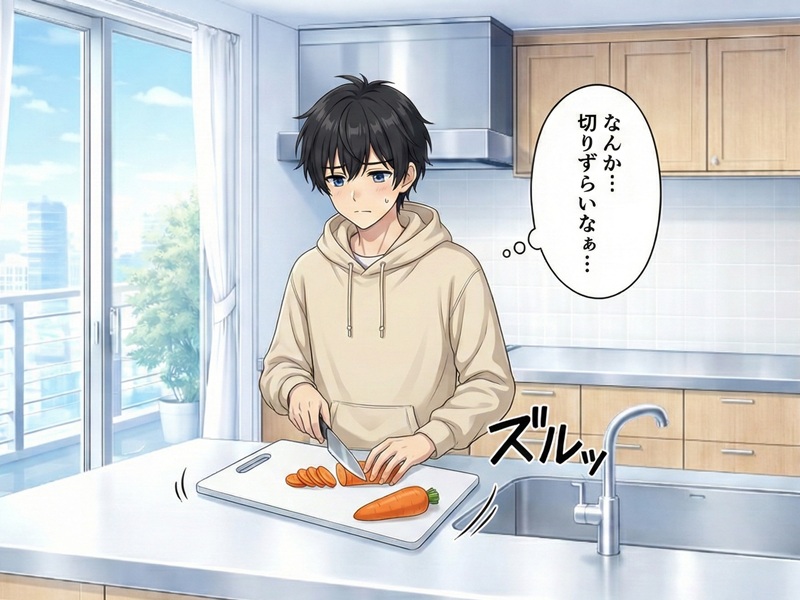 まな板が動く・ガタガタする