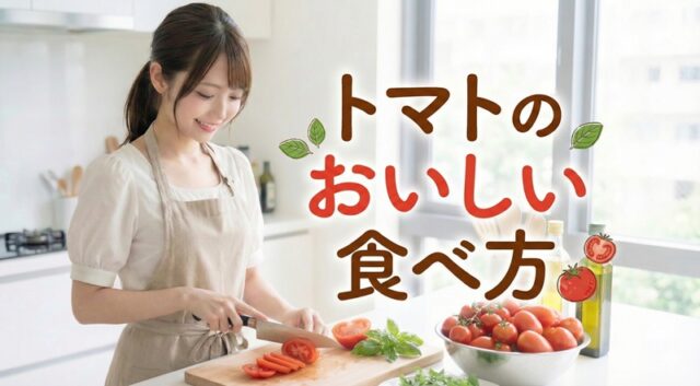 もっとおいしくなる！トマトの食べ方【徹底ガイド】