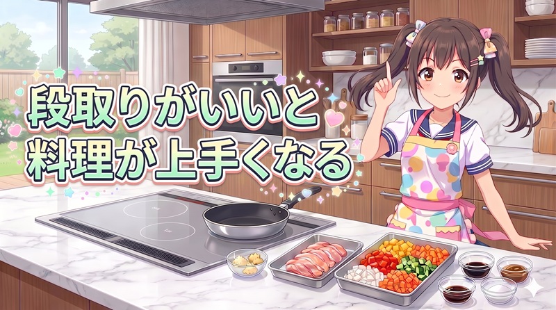段取りがいいと料理が上手くなる